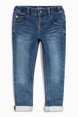 Denim Mid Blue 5 Pocket Soft Stretch Jeans (3mths-6yrs)